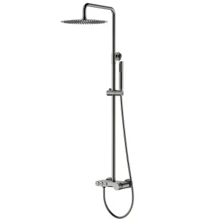 Душевая стойка Boheme Stick Touch 128-SGM.2 оружейная сталь